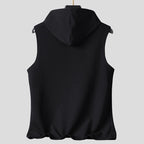 Paul - Men’s Sleeveless Ribbed Hoodie Tank Top