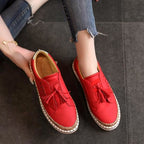 Pearl - Women’s Perforated Slip-On Platform Sneakers