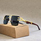 Rayluxe - Retro Rectangle Sunglasses