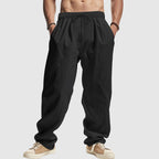 Riley - Men's Casual Linen Drawstring Trousers