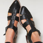 Rosalie - Women’s Cutout Pointed Toe Sandals