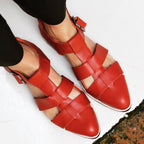 Rosalie - Women’s Cutout Pointed Toe Sandals