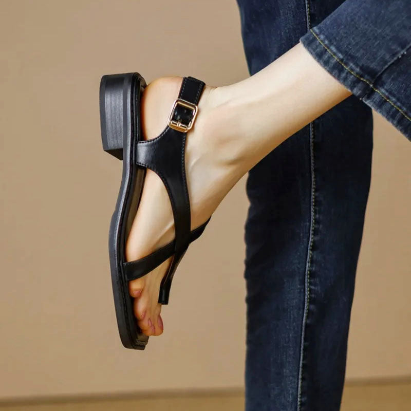 Sadie - Women’s Open Toe Cross Strap Sandals