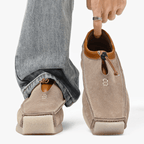 Samuel  - Men's Suede Loafers with Drawstring Tie