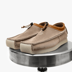 Samuel  - Men's Suede Loafers with Drawstring Tie