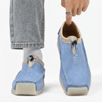 Samuel  - Men's Suede Loafers with Drawstring Tie
