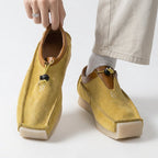 Samuel  - Men's Suede Loafers with Drawstring Tie