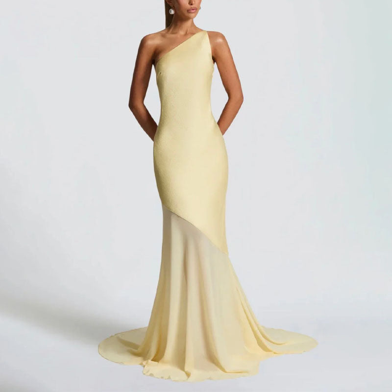 Shirley - Women's One-Shoulder Mermaid Gown