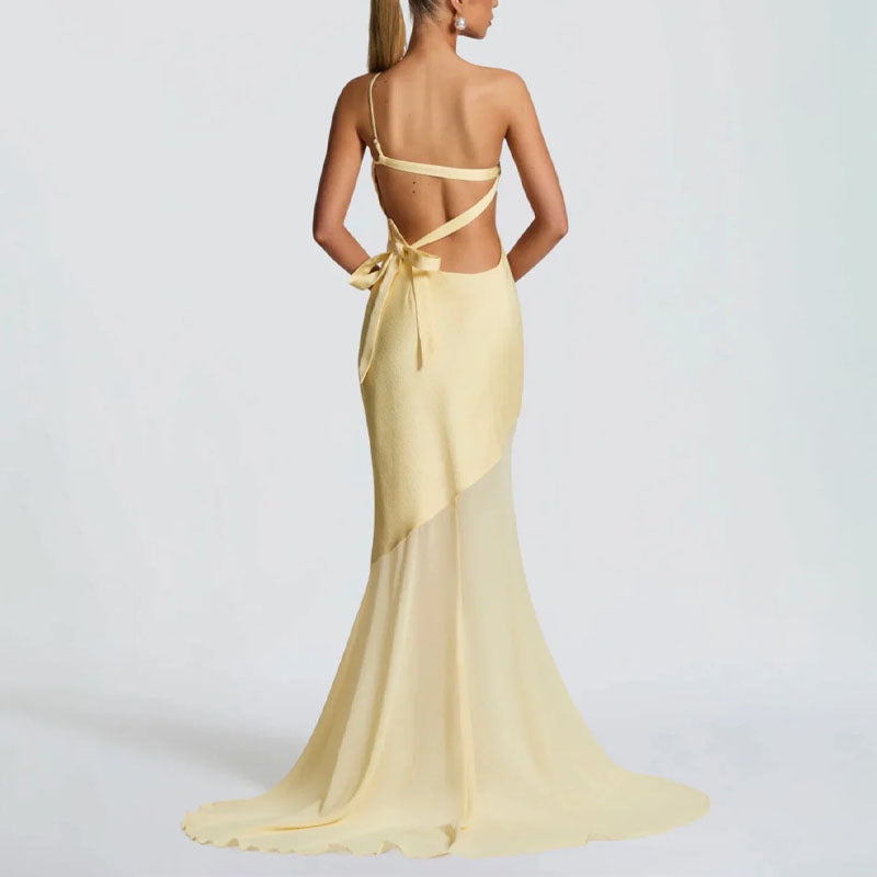 Shirley - Women's One-Shoulder Mermaid Gown