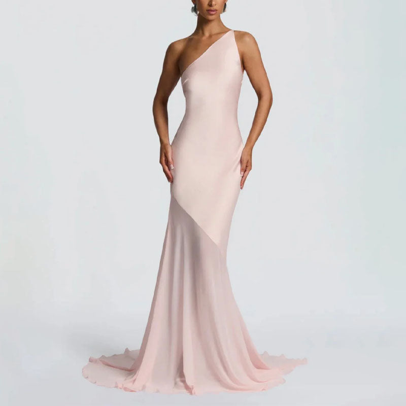 Shirley - Women's One-Shoulder Mermaid Gown
