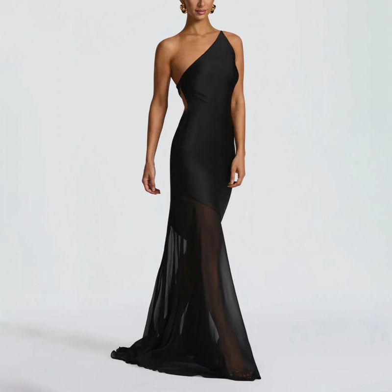 Shirley - Women's One-Shoulder Mermaid Gown