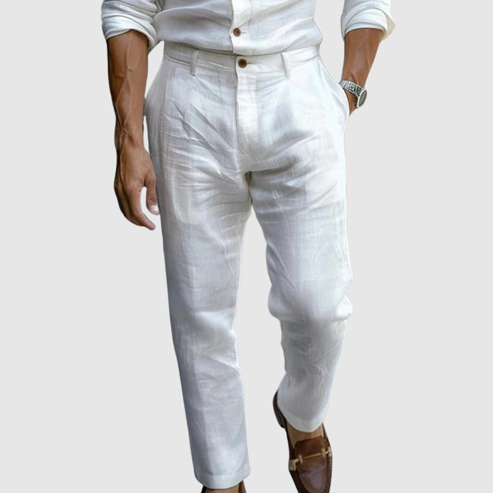 Spencer - Men’s Premium Linen Relaxed Pants