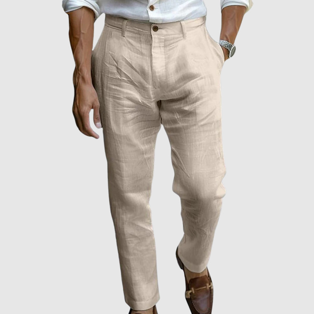 Spencer - Men’s Premium Linen Relaxed Pants