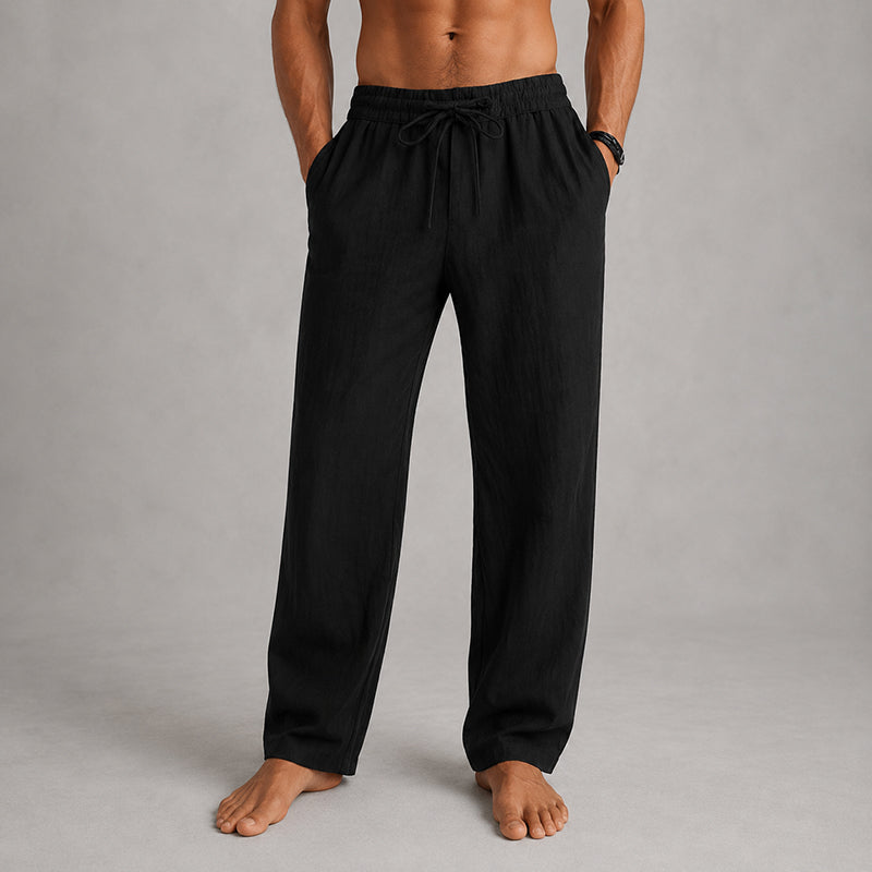 Tobias - Men's Lightweight Linen Drawstring Pants
