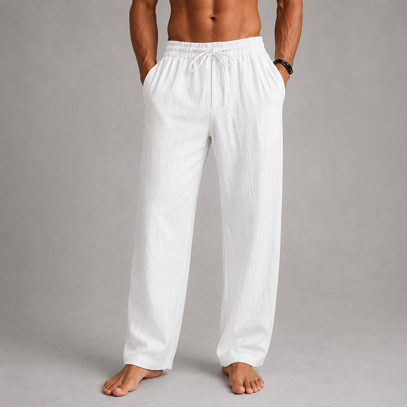 Tobias - Men's Lightweight Linen Drawstring Pants