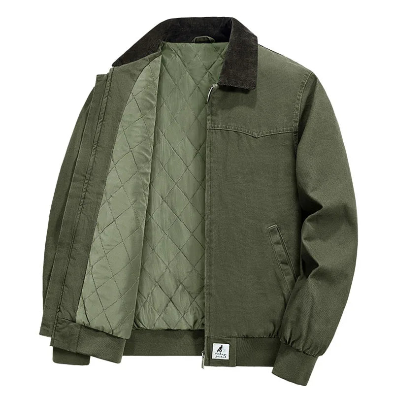 Tobias - Men's Quilted Lined Harrington Jacket