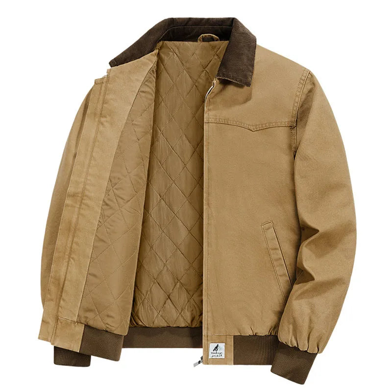 Tobias - Men's Quilted Lined Harrington Jacket