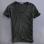 Tyler - Men's V-Neck Cotton T-Shirt