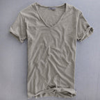 Tyler - Men's V-Neck Cotton T-Shirt