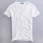 Tyler - Men's V-Neck Cotton T-Shirt