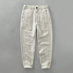 Victor - Men’s Breathable Straight Leg Linen Pants