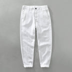 Victor - Men’s Breathable Straight Leg Linen Pants