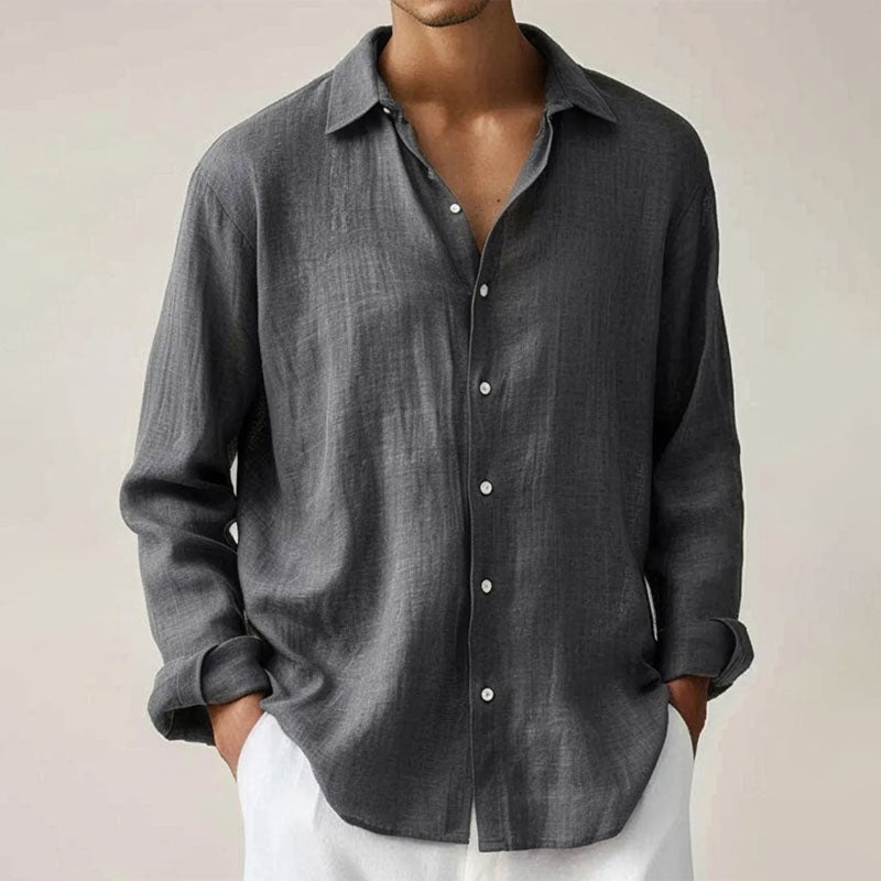 Vincent - Men’s Modern Classic Long Sleeve Shirt