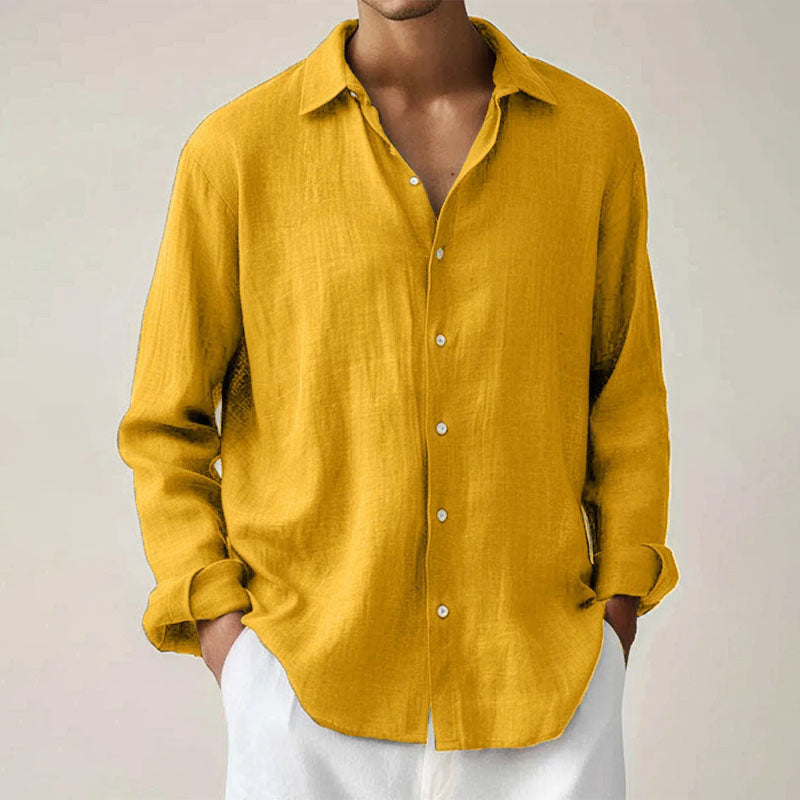 Vincent - Men’s Modern Classic Long Sleeve Shirt