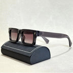 Virello - Retro Square Sunglasses with Dark Tint