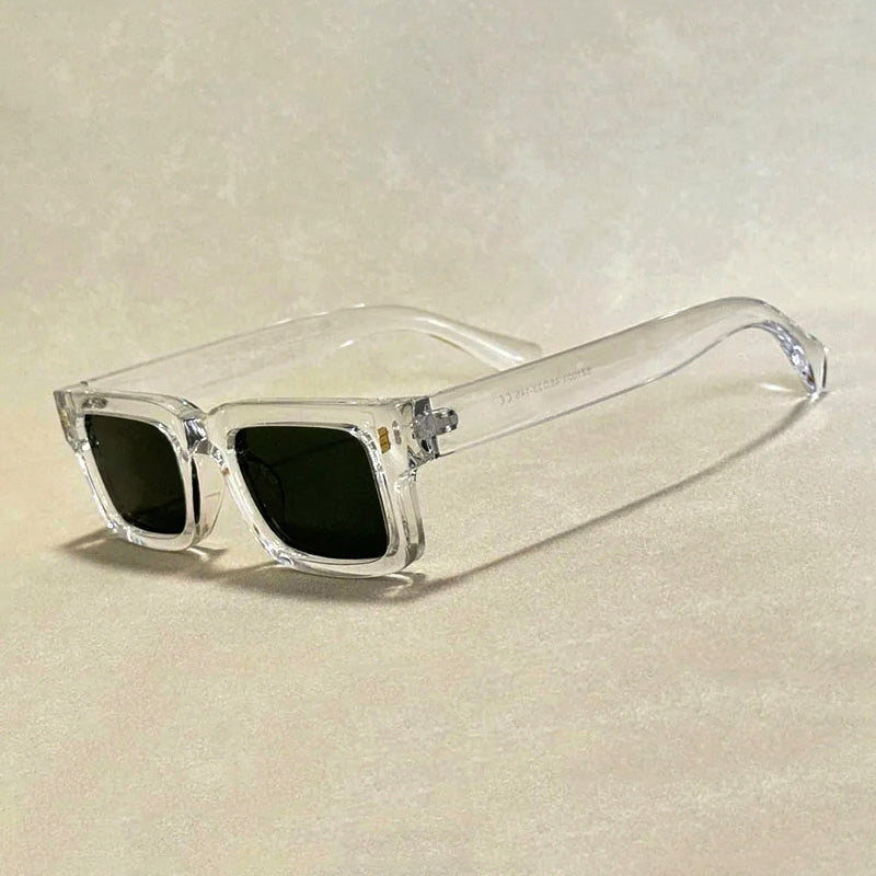 Virello - Retro Square Sunglasses with Dark Tint