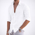 Wesley - Men’s Classic Cotton Button-Up Shirt