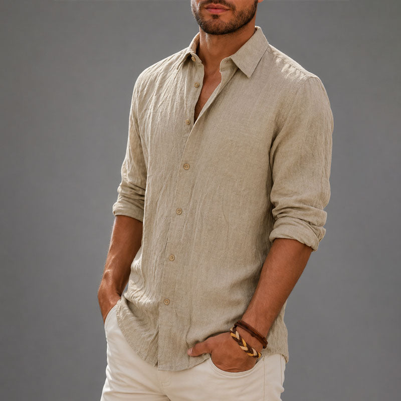Winslow - Men’s Casual Textured Button Down Shirt