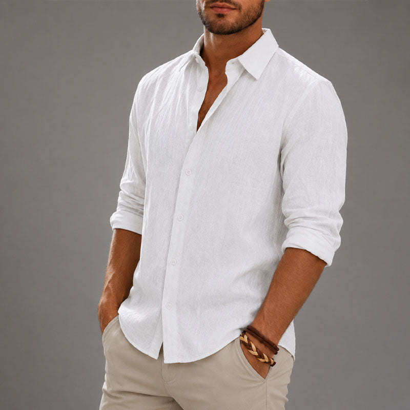 Winslow - Men’s Casual Textured Button Down Shirt