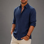 Winslow - Men’s Casual Textured Button Down Shirt
