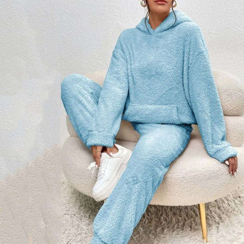 Aila - Women's Oversized Hoodie and Tapered Lounge Pants Set