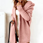 Aveline - Women's Hooded Longline Knit Cardigan