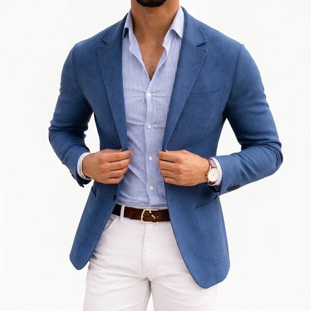 Beckett - Men's Notch Lapel Knit Blazer