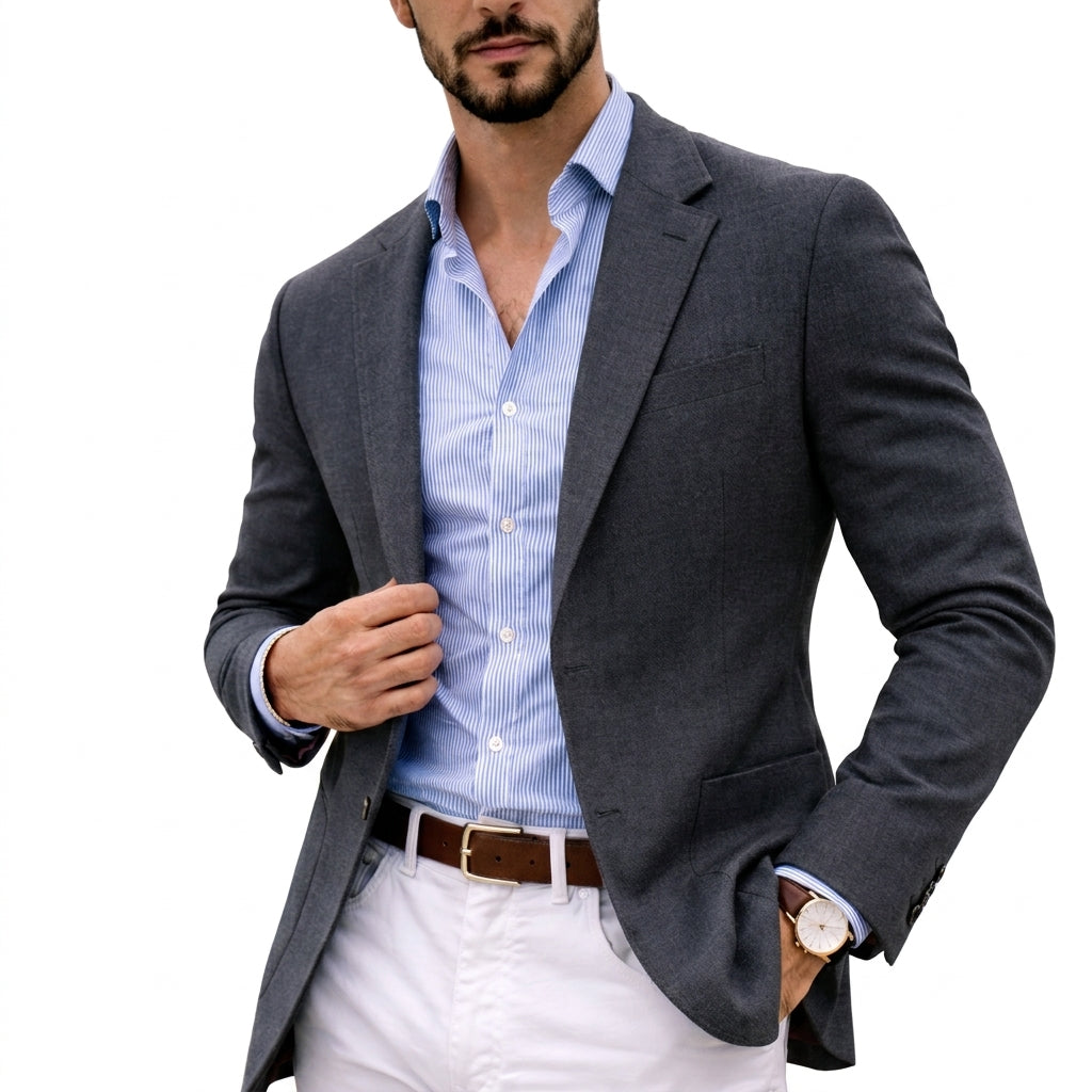 Beckett - Men's Notch Lapel Knit Blazer
