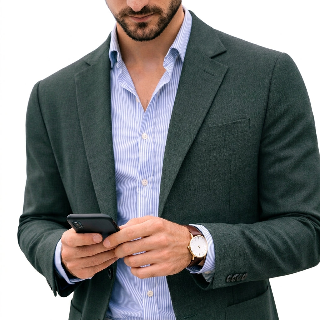Beckett - Men's Notch Lapel Knit Blazer