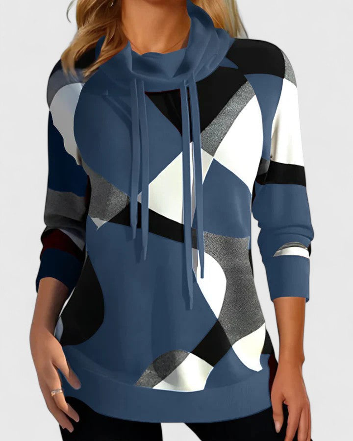 Briella - Women's Abstract Geometric Sweater