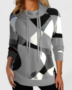 Briella - Women's Abstract Geometric Sweater