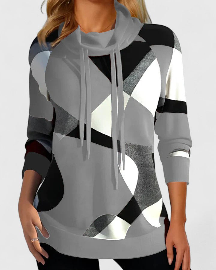 Briella - Women's Abstract Geometric Sweater