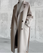 Brielle - Women's Notch Lapel Wool Coat