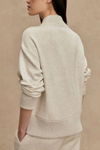 Cassidy - Women's Half-Zip Pullover & Tapered Wide-Leg Knit Set