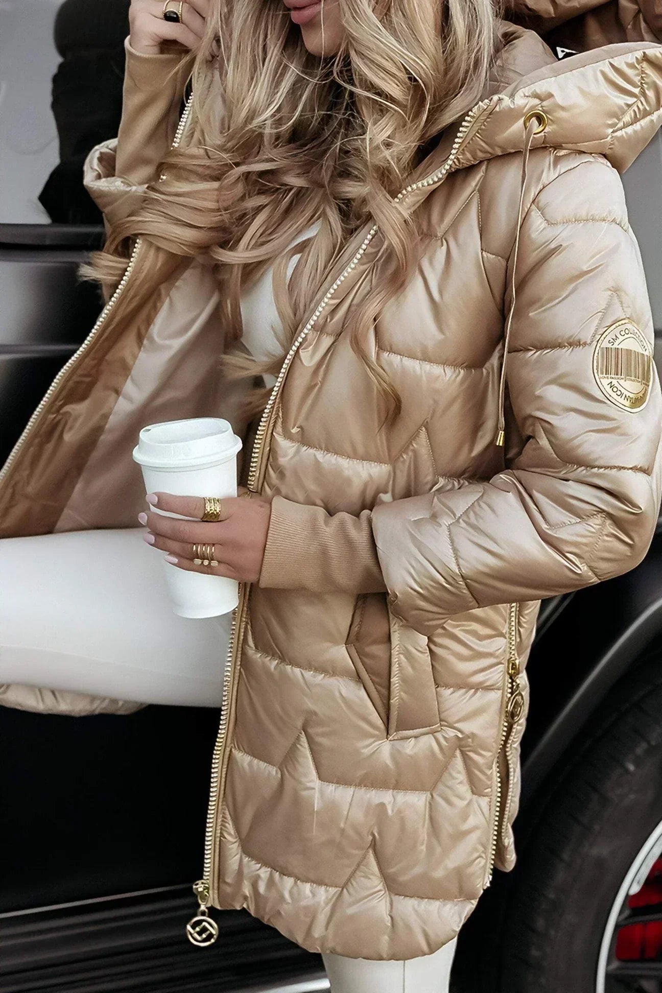 Celeste - Women's Hooded Quilted Puffer Jacket