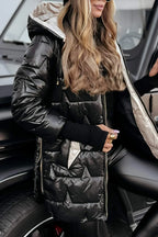 Celeste - Women's Hooded Quilted Puffer Jacket