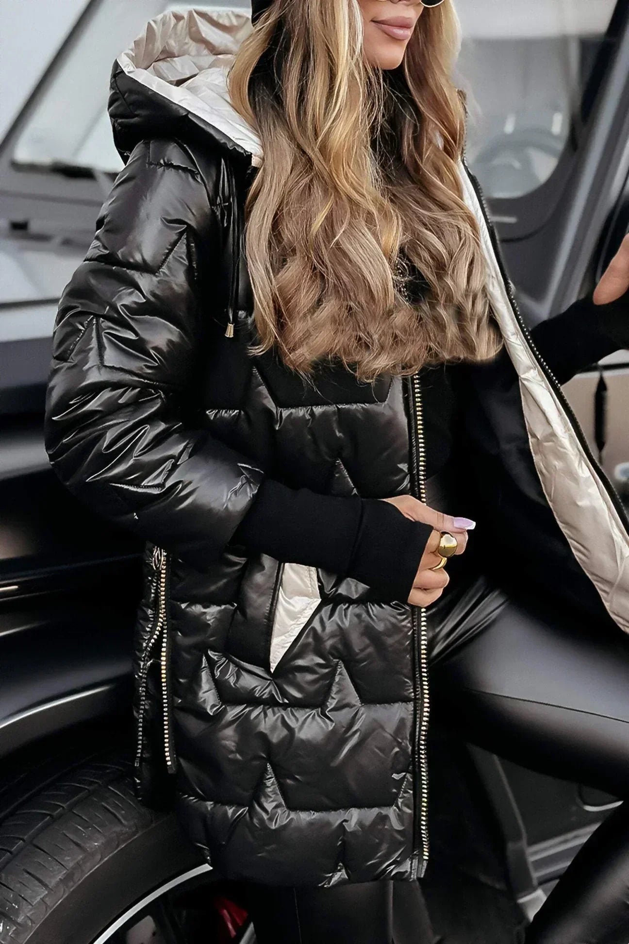 Celeste - Women's Hooded Quilted Puffer Jacket