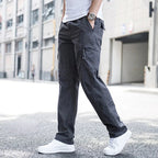 Declan - Men's Cargo Pants with Stretch Waistband