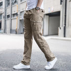 Declan - Men's Cargo Pants with Stretch Waistband