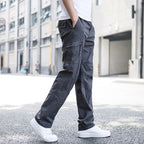 Declan - Men's Cargo Pants with Stretch Waistband